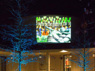 Sundown at the Somme Son et Lumiere Luxmuralis (1)