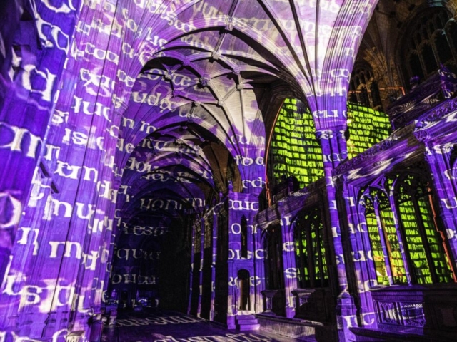 Winchester Cathedral Christmas Luxmuralis 2022