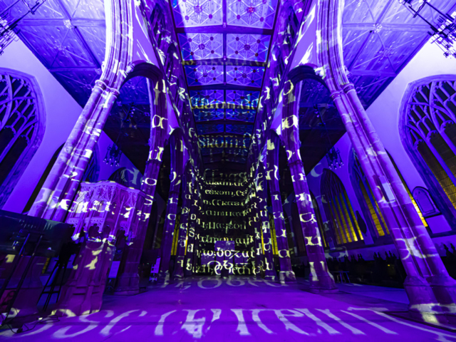 Luxmuralis Hull Minster Science light show epic artson et lumiere projection art fine art light _1 smv