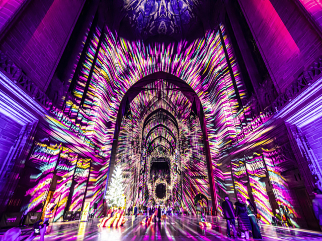 Luxmuralis Liverpool Cathedral THE GIFTson et lumiere cathedral light show light and sound projection art light art epic art london _12smv