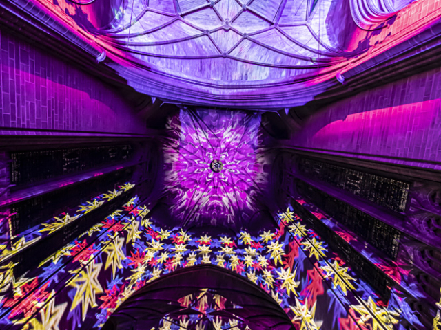 Luxmuralis Liverpool Cathedral THE GIFTson et lumiere cathedral light show light and sound projection art light art epic art london _13smv