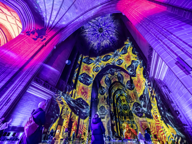 Luxmuralis Liverpool Cathedral THE GIFTson et lumiere cathedral light show light and sound projection art light art epic art london _15smv