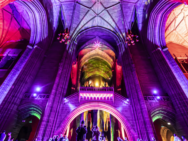 Luxmuralis Liverpool Cathedral THE GIFTson et lumiere cathedral light show light and sound projection art light art epic art london _17smv