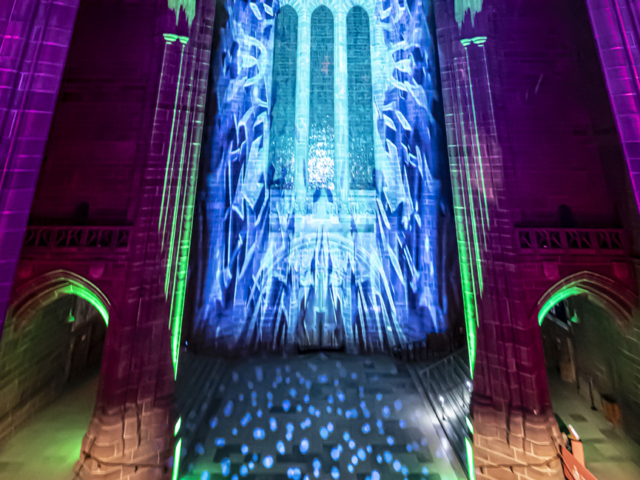 Luxmuralis Liverpool Cathedral THE GIFTson et lumiere cathedral light show light and sound projection art light art epic art london _19smv