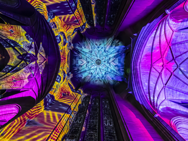 Luxmuralis Liverpool Cathedral THE GIFTson et lumiere cathedral light show light and sound projection art light art epic art london _2smv