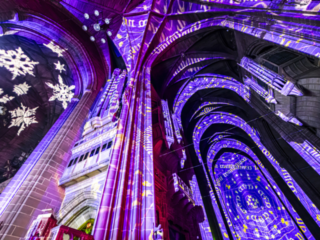 Luxmuralis Liverpool Cathedral THE GIFTson et lumiere cathedral light show light and sound projection art light art epic art london _6smv