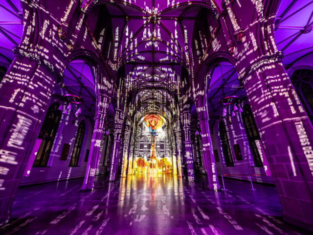 Luxmuralis Blackburn Cathedral Time light and sound cathedral light show epic art immersive projection mapping artwork 11smv