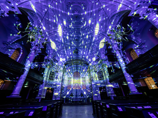 Luxmuralis St Martin in the Fields London Son et Lumiere light and sound light show projection art 11smv