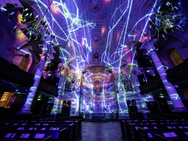 Luxmuralis St Martin in the Fields London Son et Lumiere light and sound light show projection art 13smv