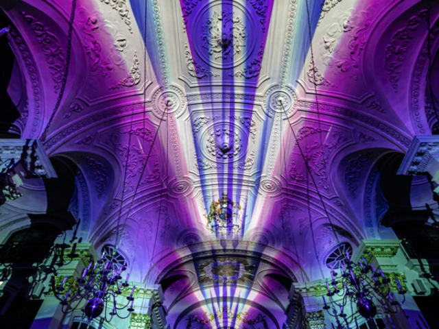 Luxmuralis St Martin in the Fields London Son et Lumiere light and sound light show projection art 15smv