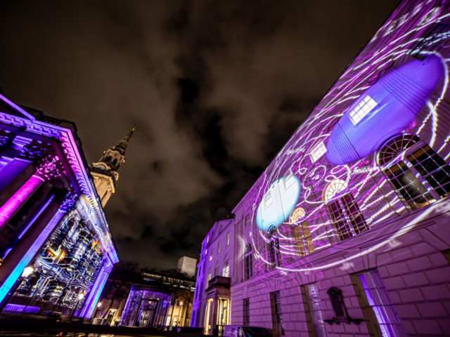 Luxmuralis St Martin in the Fields London Son et Lumiere light and sound light show projection art 18smv