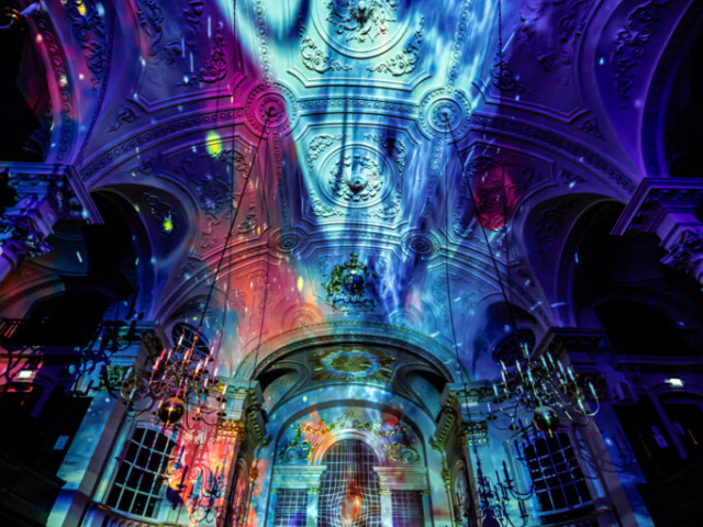 Luxmuralis St Martin in the Fields London Son et Lumiere light and sound light show projection art 2smv