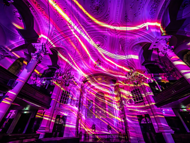 Luxmuralis St Martin in the Fields London Son et Lumiere light and sound light show projection art 4smv