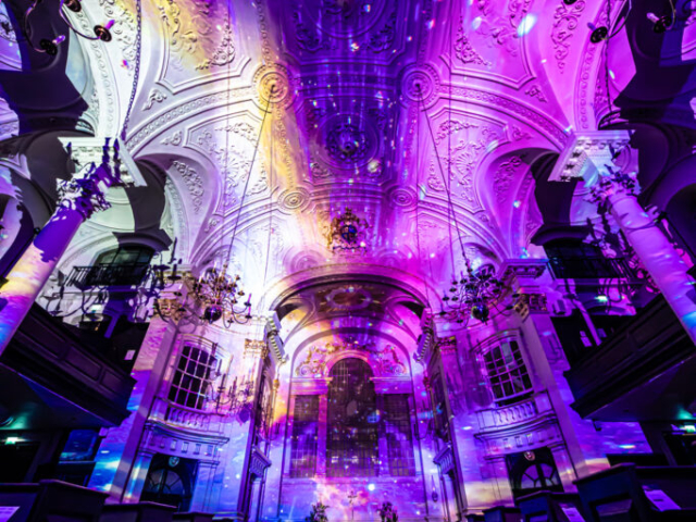 Luxmuralis St Martin in the Fields London Son et Lumiere light and sound light show projection art 6smv